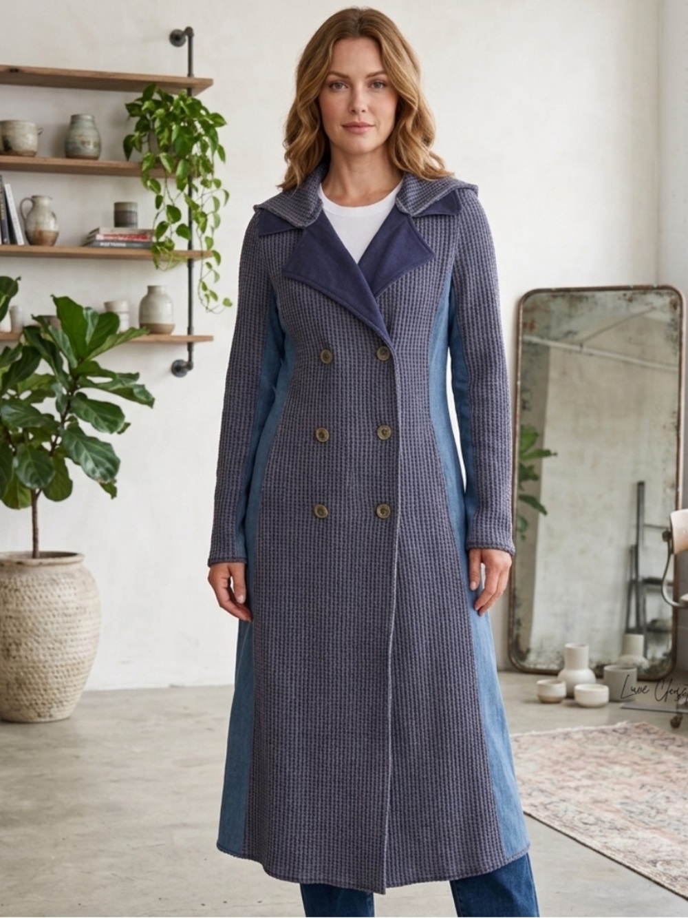 💕 Coming Soon! Oli & Hali long washed Blue jacket